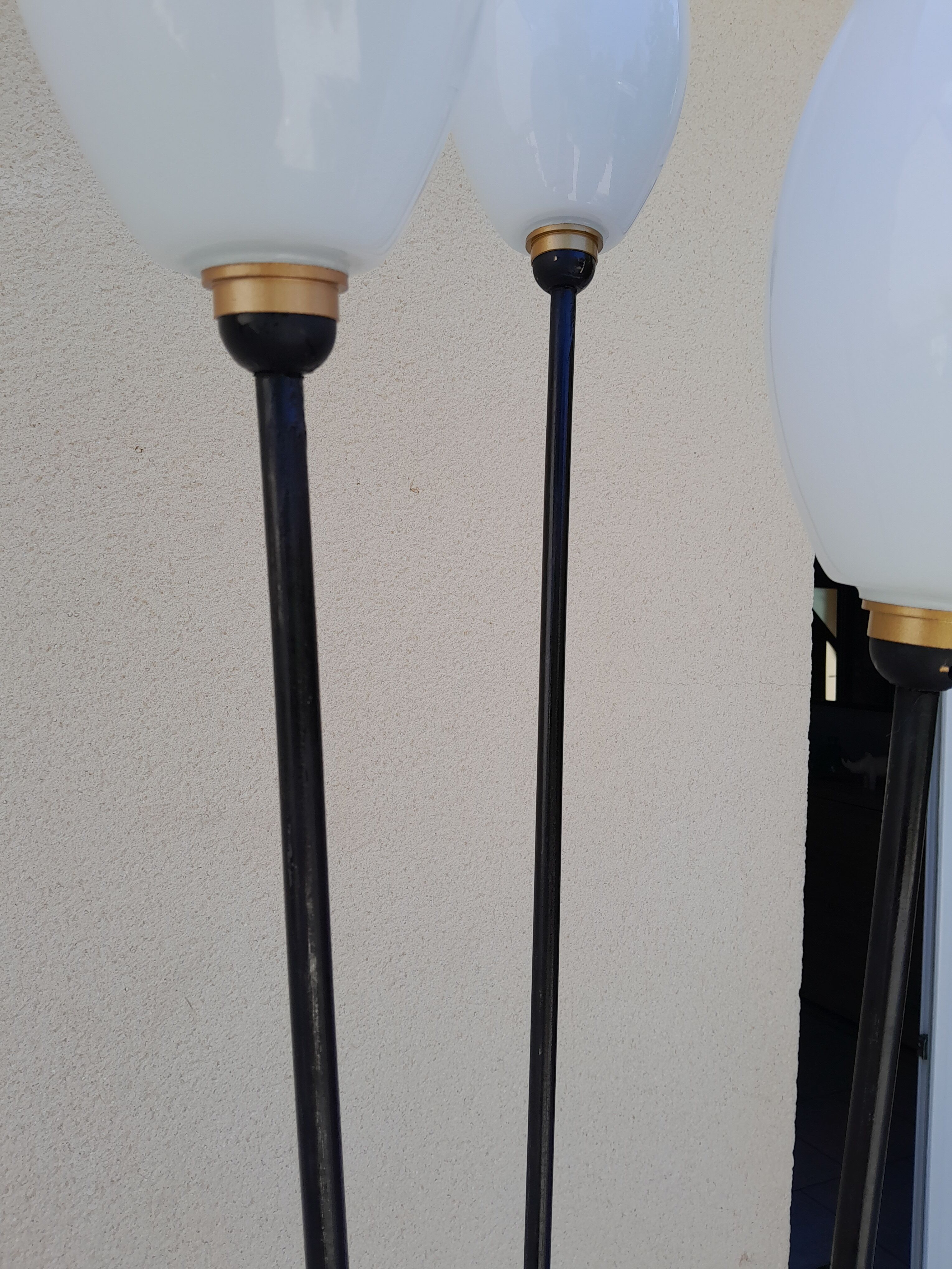 Lampadaire vintage 3 globes