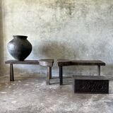 Modular bench or coffee table in 2 parts L:2m W:60 H:46