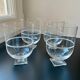4 Vera Wang Wedgwood "Bande" collection glasses - 11 cm