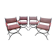 Serie de 4 fauteuils Maison Mercier