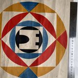 Original 1967 art exhibition poster vintage school east europe bulgaria plovdiv