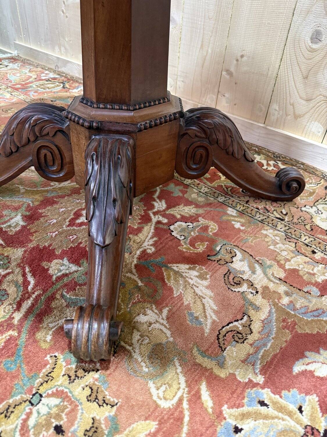 Oval gueridon from the Napoleonic III period.