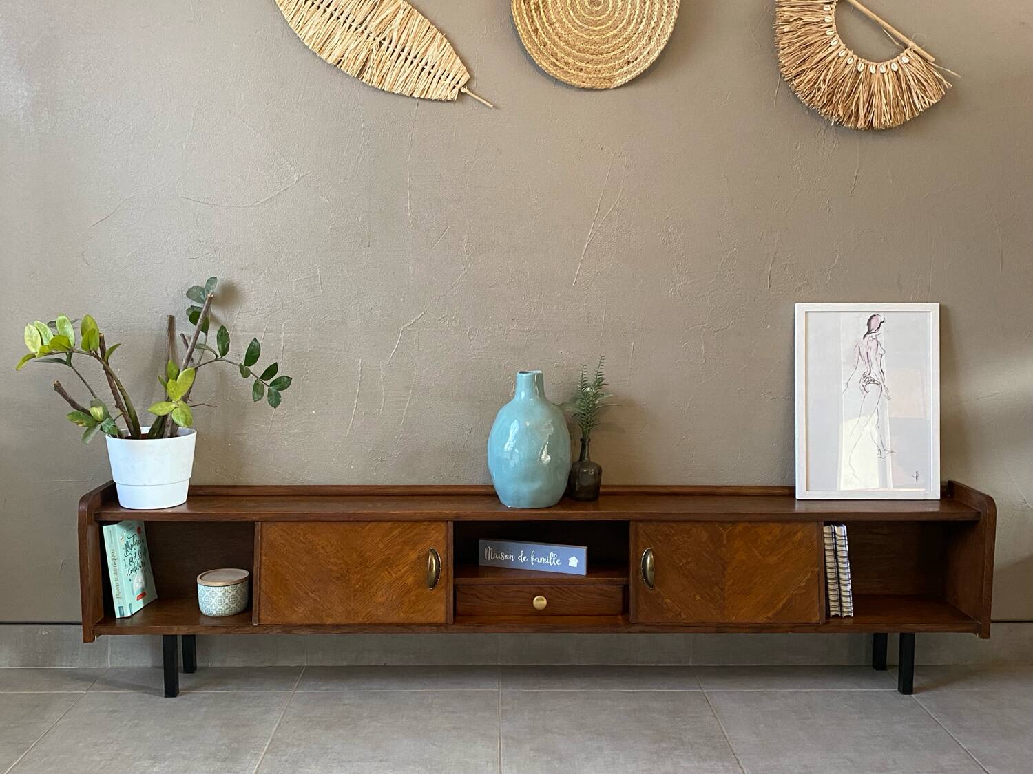 Vintage 50s sideboard (shallow)