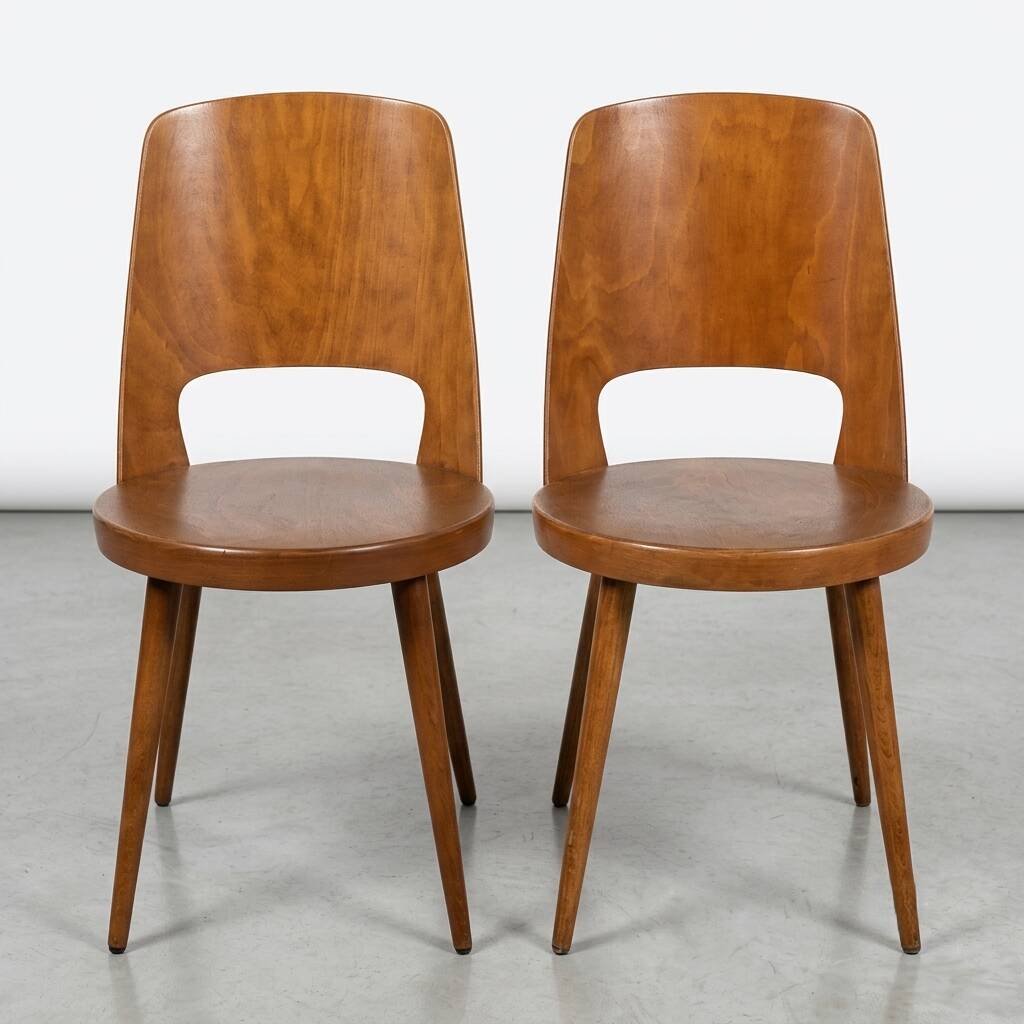 Baumann Mondor vintage chair in beech