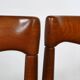 Chaises de salle à manger en teck HW Klein pour Bramin années 1960