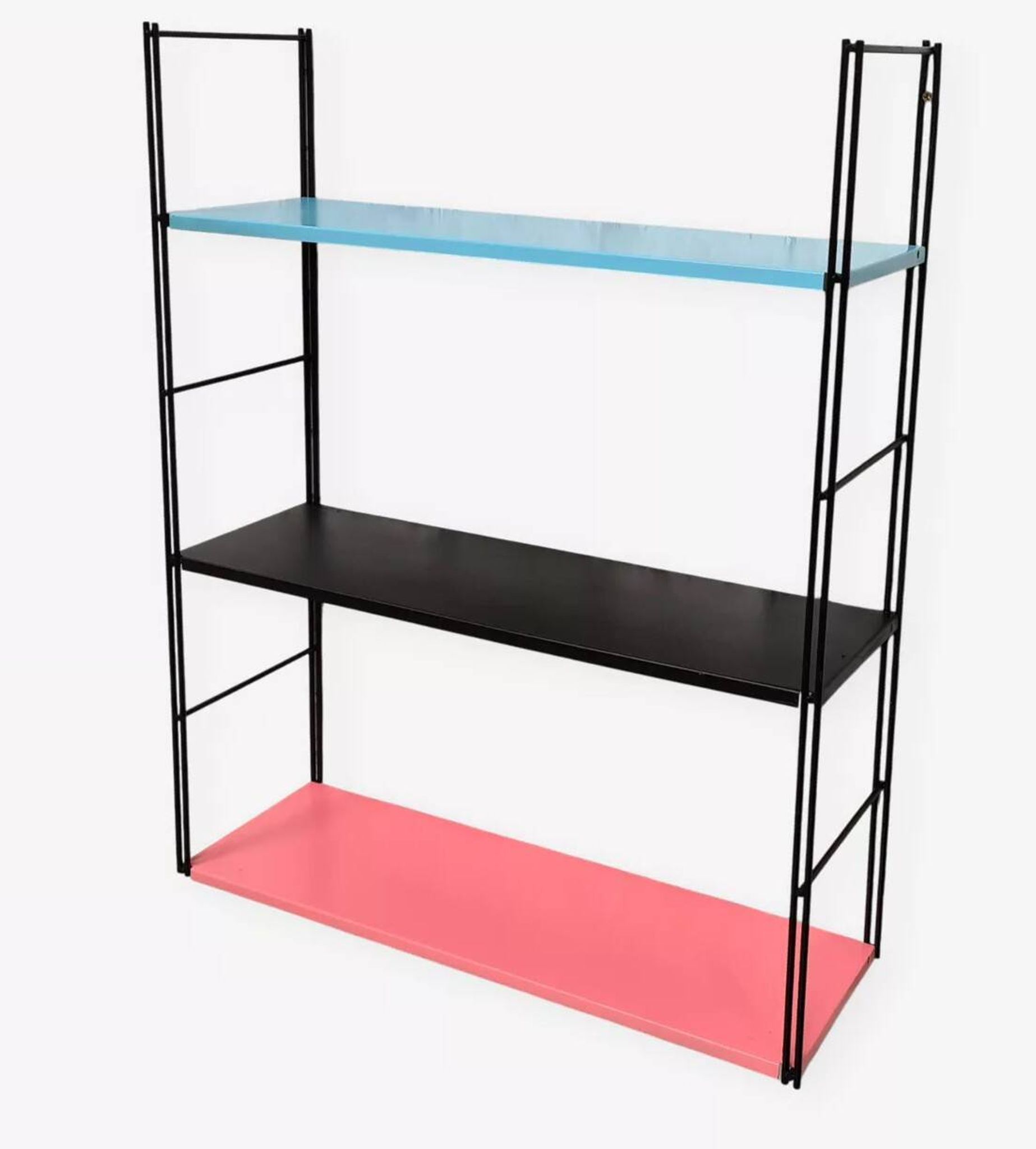 Shelf 1960 to 70, metal h60x48x17 traces of wear nor