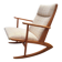 Boomerang fauteuil à bascule modèle 97 Søren Jensen pour Tønder Møbelværk
