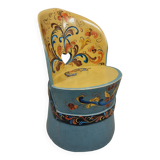 Vintage Norwegian Kubbestol tree trunk chair