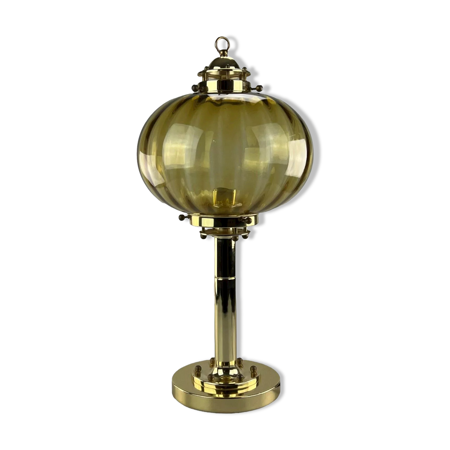 60s 70s Peill & Putzler Germany table lamp lamp light glass design