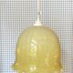 Vintage suspension in striped yellow opaline.