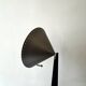Vintage chrome metal cone floor lamp, adjustable, Ikea 1980.