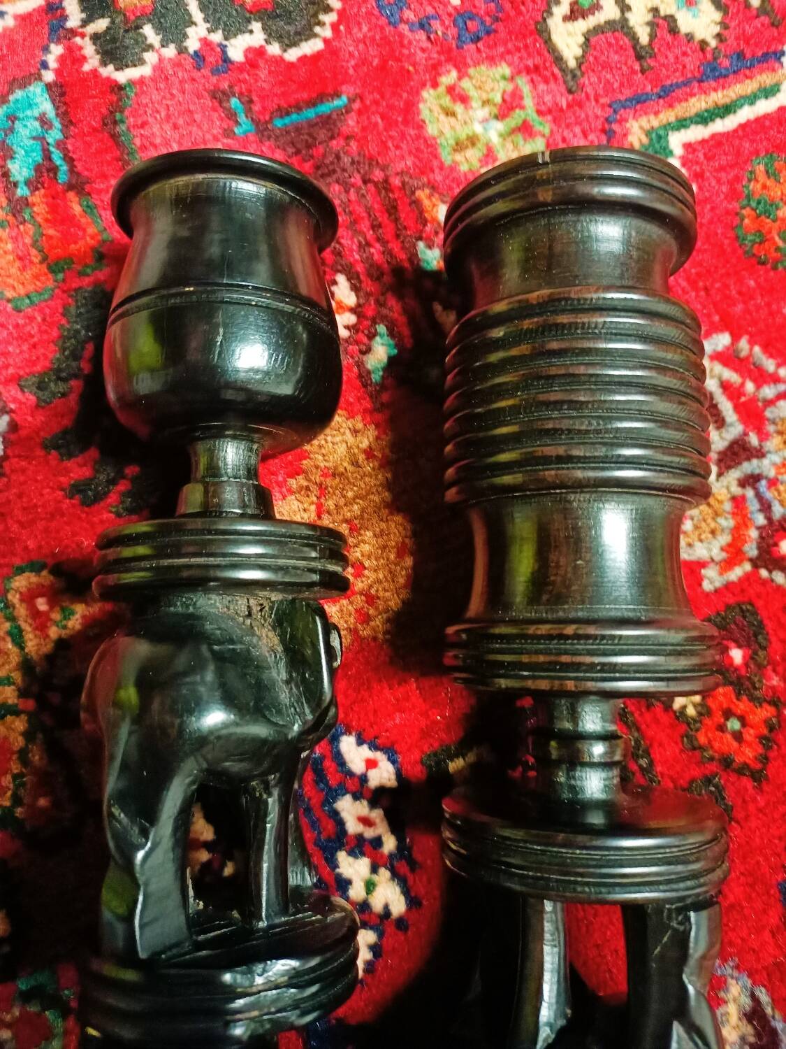 Ebony candlesticks
