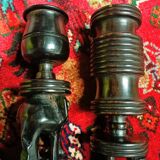 Ebony candlesticks