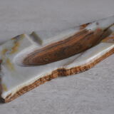 Vintage brutalist ashtray in natural onyx