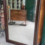 Antique wooden mirror