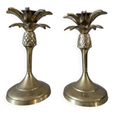 Pair of vintage brass candlesticks