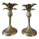 Pair of vintage brass candlesticks