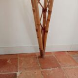 Vintage rattan dining table