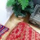 Handmade Berber pouf in wool 60 X 60 X 20 CM