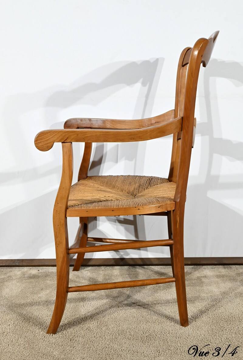 Grand-Mère Armchair in Cherrywood, Louis Philippe style – Late 19th century