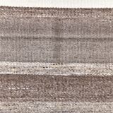 Brown natural wool kilim , hand made wool kilim , runner kilim rug 66x191cm