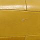 Pouf, cubic synthetic leather stool