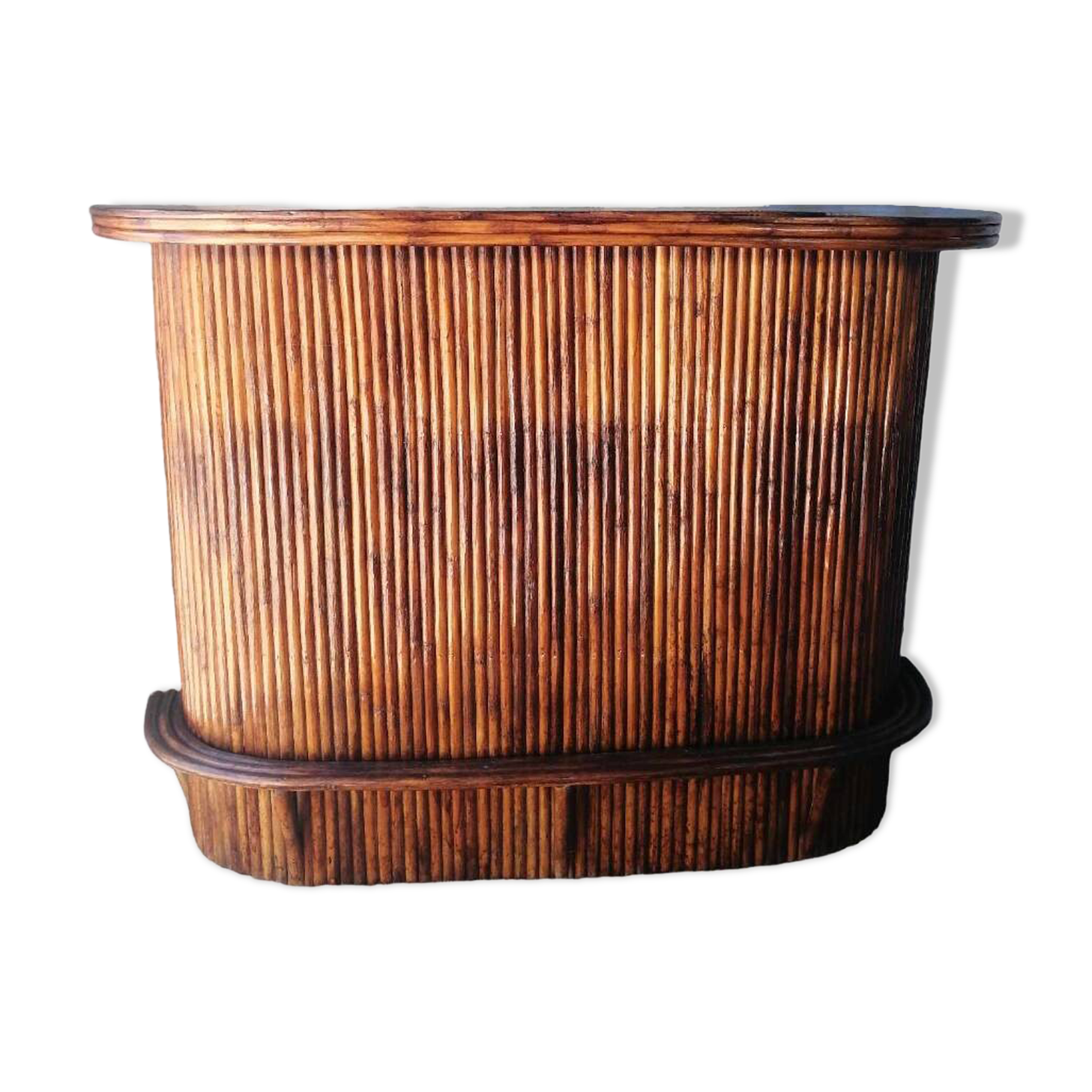 Bamboo and rattan tiki bar, 1940