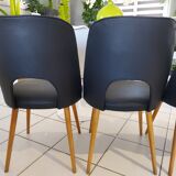 Suite of 4 Chairs by Designer Oswald Haerdlt for Your Year 1950
