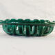 Fruit cup in openwork ceramic green