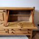 Vintage design oak buffet by Guillerme and Chambron