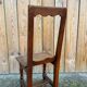 Authentique chaise en bois Lorraine