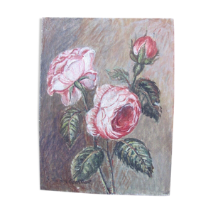 Tableau - Deux roses