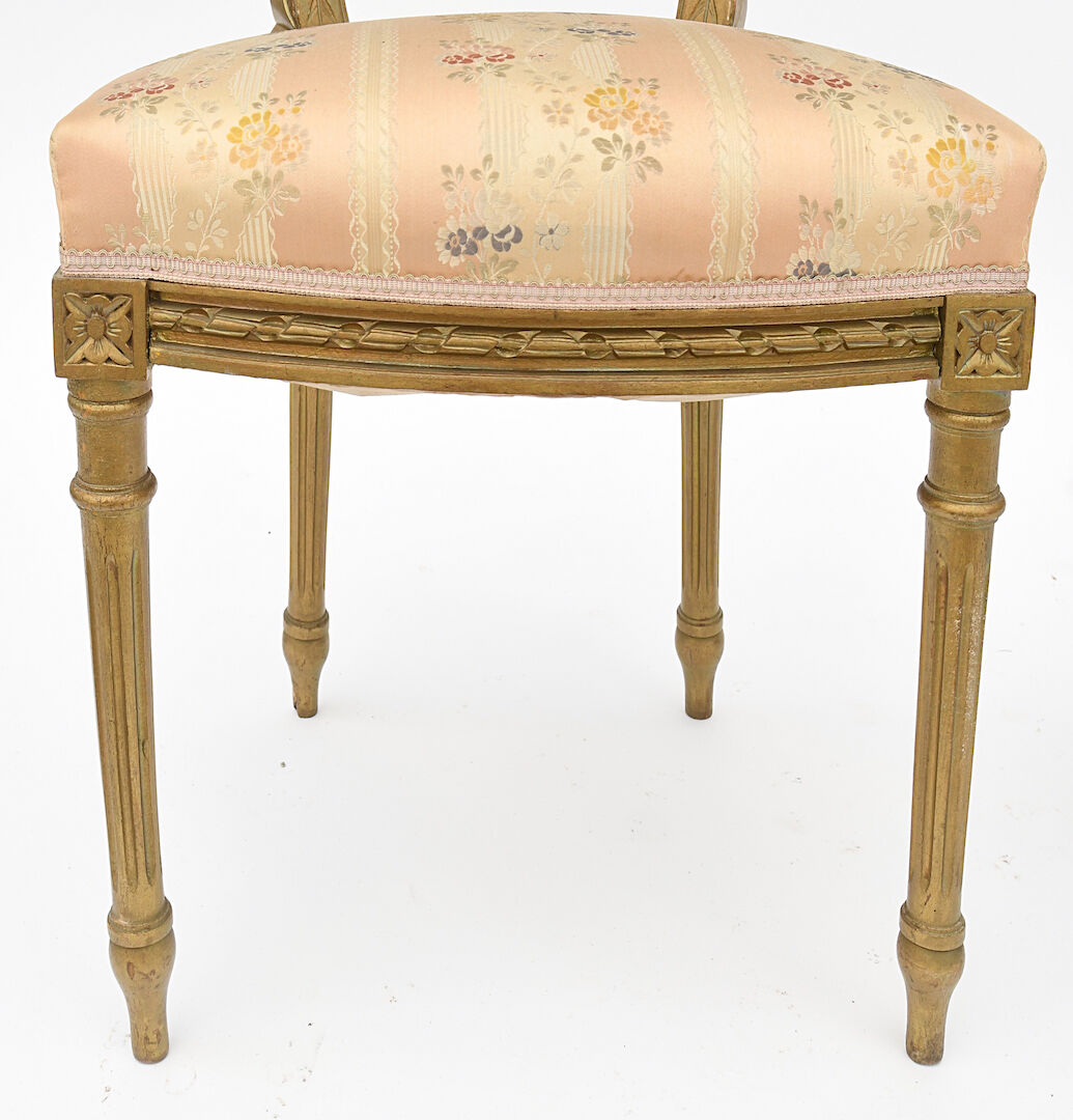 Gilded wooden living room in Louis XVI style