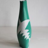 1960s Green Ceramic Vase by Jaroslav Jezek for Royal Dux