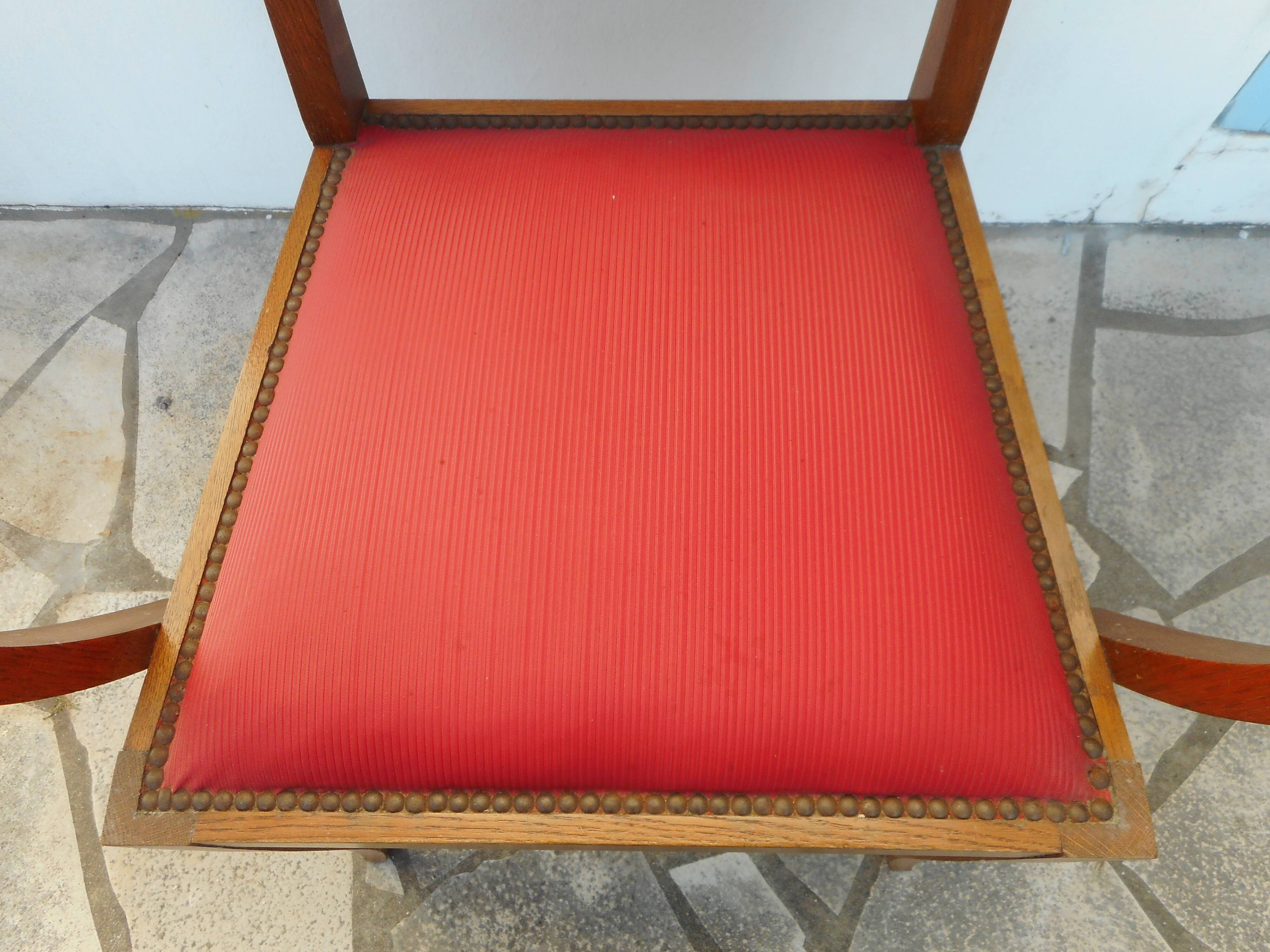 Pair of bridge chairs