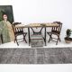 3x11 Rug For Farmhouse Hallway Gray Vintage Runner Rug, 84x291Cm