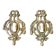 Pair of bronze lock entries, Louis XVI period