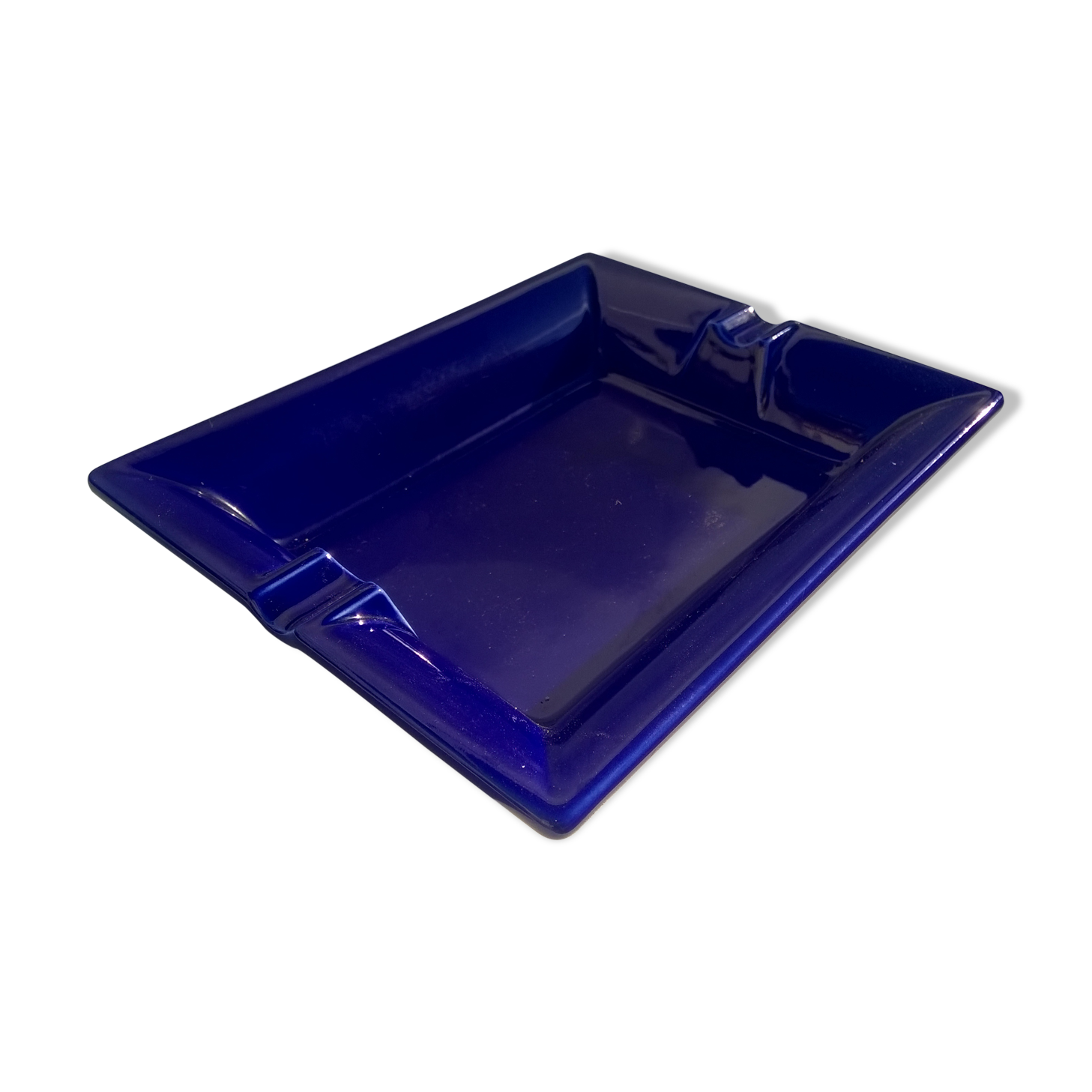 Blue ashtray