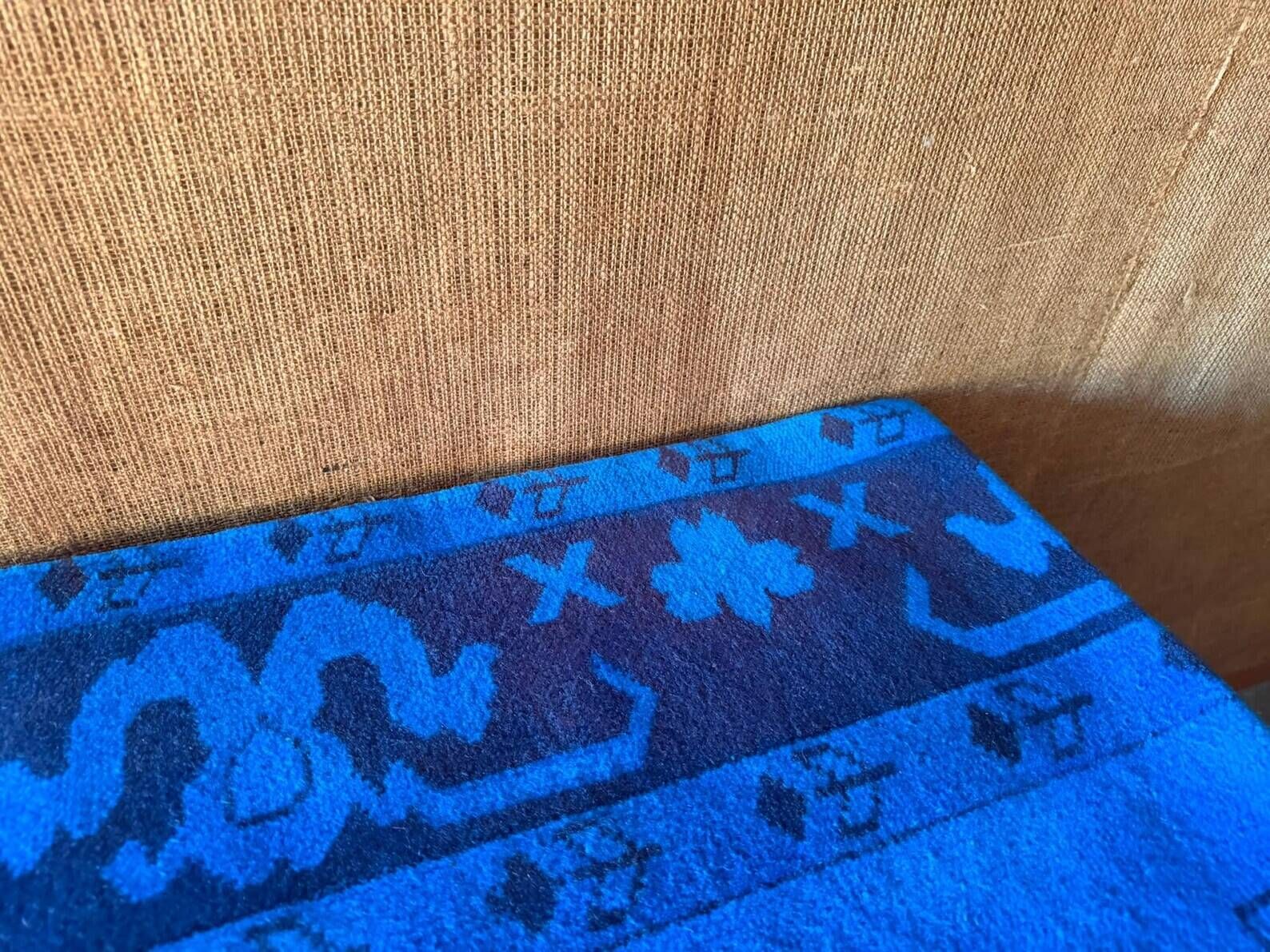 Vintage Turkish Wool Dragon Pillow, Kilim Lumbar Cushion Cover