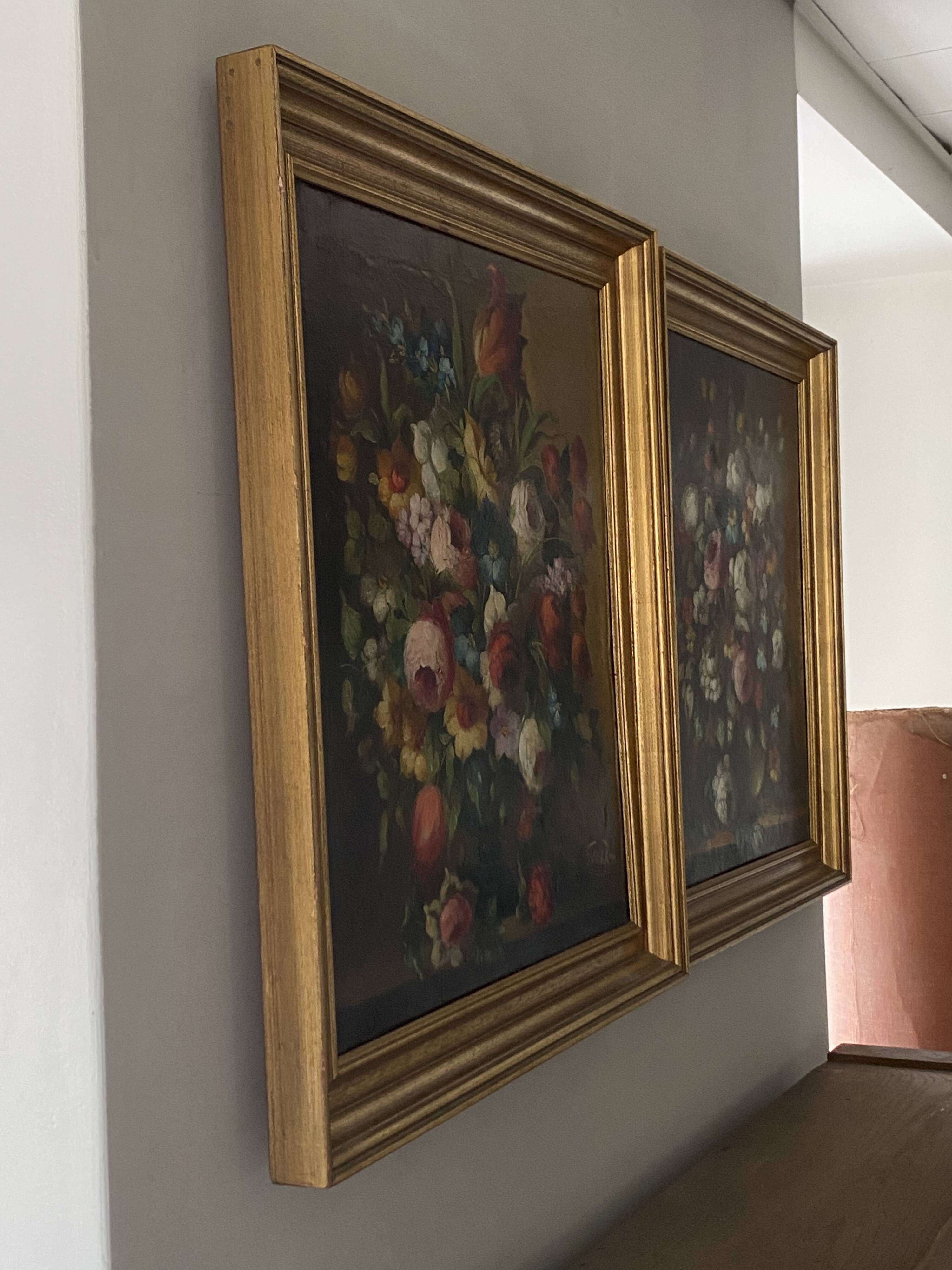Oil painting / classic floral paintings