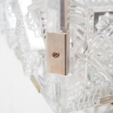 Mid-century glass pendant by Jaroslav Bejvl for Kamenicky Senov années 1960