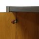Brutalist Belgian Bar Cabinet in Dark Brown Stained Oak, 1970s