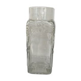 Jar old bubbled glass art nouveau decoration