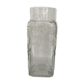 Jar old bubbled glass art nouveau decoration