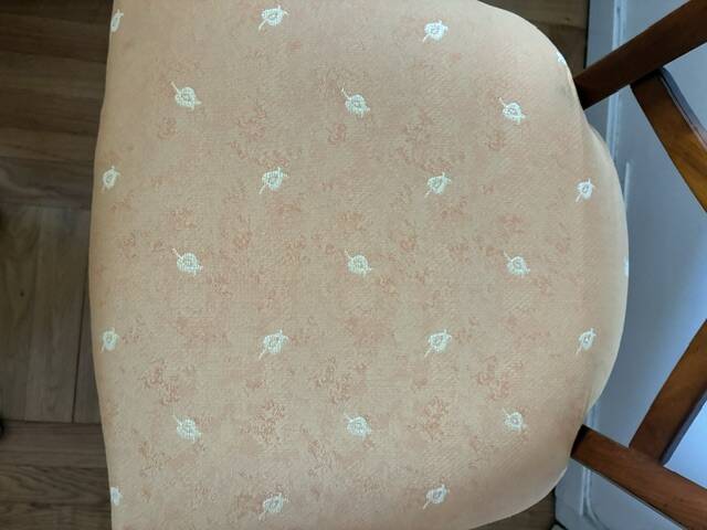 Cherry chair and fabric