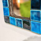 Miroir mural en céramique émaillé, 23.5 cm de Mithé Espelt