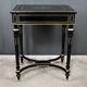 Blackened wood work table, Napoléon III period – 2nd half of the 19th century