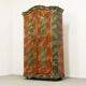 Cabinet d'art populaire en marbre peint