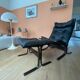 Vintage design Westnofa Lounge chair & ottoman