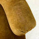 Fauteuil crapaud ocre